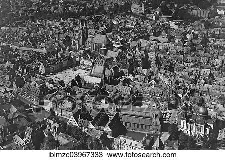 "Historical aerial view of Nuremberg in 1936, reproduction, Nuremberg, Middle Franconia, Bavaria, Germany, Europe" View Large Photo Image Stock Image - "Historical aerial view of Nuremberg in 1936, reproduction, Nuremberg, Middle Franconia, Bavaria, Germany, Europe". Fotosearch