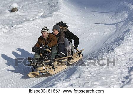 "Historical bob race Belle Epoque, bobsleigh, replica from 1911, guest ride, Kandersteg, Canton of Bern, Switzerland, Europe" View Large Photo Image Stock Photo - "Historical bob race Belle Epoque, bobsleigh, replica from 1911, guest ride, Kandersteg, Canton of Bern, Switzerland, Europe". Fotosearch
