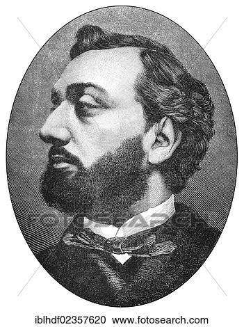 "Historical drawing, portrait of Leon Gambetta, 1838-1882, French statesman of the Third Republic, Franco-Prussian War or Franco-German War, 1870-1871, between the French Empire and the Kingdom of Prussia" View Large Photo Image Stock Image - "Historical drawing, portrait of Leon Gambetta, 1838-1882, French statesman of the Third Republic, Franco-Prussian War or Franco-German War, 1870-1871, between the French Empire and the Kingdom of Prussia". Fotosearch