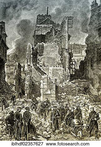 "Historical drawing, the destruction of Chateau de Saint-Cloud palace in the southwest of Paris on 13 October 1870, Battle of Chatillon, Franco-Prussian War or Franco-German War, 1870-1871, between the French Empire and the Kingdom of Prussia" View Large Photo Image Stock Photo - "Historical drawing, the destruction of Chateau de Saint-Cloud palace in the southwest of Paris on 13 October 1870, Battle of Chatillon, Franco-Prussian War or Franco-German War, 1870-1871, between the French Empire and the Kingdom of Prussia". Fotosearch