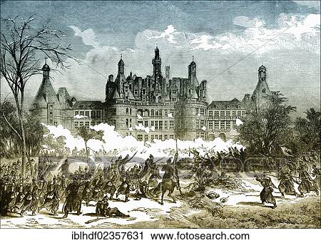 "Historical drawing, the storming of the Chateau de Chambord on the Loire river, France, Franco-Prussian War or Franco-German War, 1870-1871, between the French Empire and the Kingdom of Prussia, Europe" View Large Photo Image Stock Image - "Historical drawing, the storming of the Chateau de Chambord on the Loire river, France, Franco-Prussian War or Franco-German War, 1870-1871, between the French Empire and the Kingdom of Prussia, Europe". Fotosearch