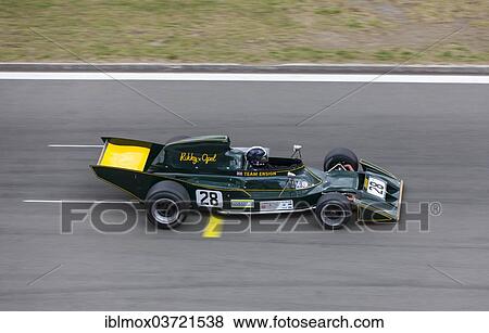 Stock Photo - "Historical Formula 1 vehicle at the Oldtimer Grand Prix 2013 on the Nuerburgring, Nurburg, Rhineland-Palatinate, Germany, Europe". Fotosearch