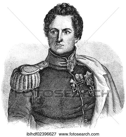 "Historical illustration, portrait of August Wilhelm Antonius Graf Neidhardt von Gneisenau, 1760 - 1831, a Prussian general field marshal and army reformer" View Large Photo Image Stock Photo - "Historical illustration, portrait of August Wilhelm Antonius Graf Neidhardt von Gneisenau, 1760 - 1831, a Prussian general field marshal and army reformer". Fotosearch