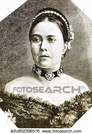 "Historical illustration, portrait of Victoria Adelaide Mary Louisa, Princess of Great Britain and Ireland and Empress Frederick, 1840 - 1901, British princess, Saxe-Coburg and Gotha, Queen of Prussia and German Empress" View Large Photo Image Stock Photograph - "Historical illustration, portrait of Victoria Adelaide Mary Louisa, Princess of Great Britain and Ireland and Empress Frederick, 1840 - 1901, British princess, Saxe-Coburg and Gotha, Queen of Prussia and German Empress". Fotosearch