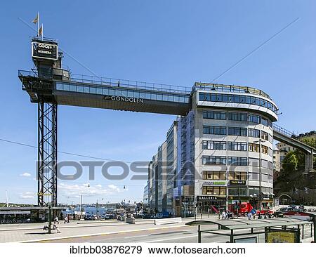 "Historical Katarina Lift, Katarinahissen, an elevator connecting the Slussplan or Lock's Space area with the higher-lying district of Sodermalm, Stockholm, Stockholms lan or Stockholm County, Sweden, Europe" View Large Photo Image Stock Photo - "Historical Katarina Lift, Katarinahissen, an elevator connecting the Slussplan or Lock's Space area with the higher-lying district of Sodermalm, Stockholm, Stockholms lan or Stockholm County, Sweden, Europe". Fotosearch