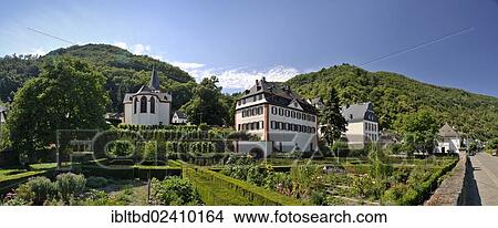 "Historical Parish Priory Garden of Hirzenach, Parish Church of St. Bartholomew, Hirzenach, Boppard, Upper Middle Rhine Valley, UNESCO World Cultural Heritage Site, Rhineland-Palatinate, Germany, Europe" View Large Photo Image Picture - "Historical Parish Priory Garden of Hirzenach, Parish Church of St. Bartholomew, Hirzenach, Boppard, Upper Middle Rhine Valley, UNESCO World Cultural Heritage Site, Rhineland-Palatinate, Germany, Europe". Fotosearch