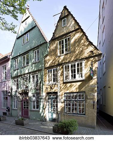 "Historical Schnoor craftsman quarter, historic centre, Schnoor quarter, Bremen, Germany, Europe" View Large Photo Image Stock Image - "Historical Schnoor craftsman quarter, historic centre, Schnoor quarter, Bremen, Germany, Europe". Fotosearch