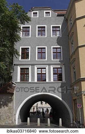 "Historical Schwibbogenhaus building, Upper Market square, Gorlitz, Saxony, Germany, Europe" View Large Photo Image Stock Image - "Historical Schwibbogenhaus building, Upper Market square, Gorlitz, Saxony, Germany, Europe". Fotosearch