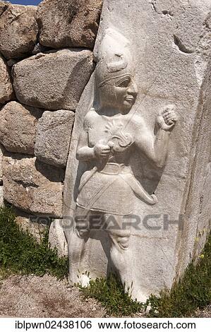 "Hittite relief sculpture on the Kings gate to the Hittite capital, Hattusa, Turkey, Asia" View Large Photo Image Stock Photograph - "Hittite relief sculpture on the Kings gate to the Hittite capital, Hattusa, Turkey, Asia". Fotosearch