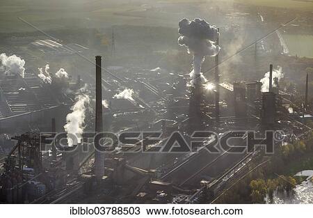 "HKM, Mannesmann Blasstahlwerk 1, basic oxygen steelmaking plant, aerial view, Rheinhausen, Duisburg, Ruhr area, North Rhine-Westphalia, Germany, Europe" View Large Photo Image Stock Image - "HKM, Mannesmann Blasstahlwerk 1, basic oxygen steelmaking plant, aerial view, Rheinhausen, Duisburg, Ruhr area, North Rhine-Westphalia, Germany, Europe". Fotosearch