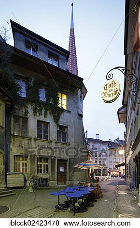Hochzeitergasse street, Rue des Epouses street, Fribourg, French Switzerland, Switzerland, Europe View Large Photo Image Stock Photo - Hochzeitergasse street, Rue des Epouses street, Fribourg, French Switzerland, Switzerland, Europe. Fotosearch