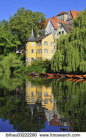 "Hoelderlin Tower with reflections in the Neckar River, Tubingen, Baden-Wurttemberg, Germany, Europe" View Large Photo Image Stock Image - "Hoelderlin Tower with reflections in the Neckar River, Tubingen, Baden-Wurttemberg, Germany, Europe". Fotosearch