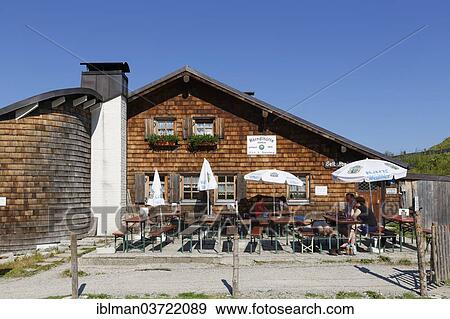"Hoernlehuette mountain hut, Hornle, Ammergauer Alpen, Bad Kohlgrub, Pfaffenwinkel region, Upper Bavaria, Bavaria, Germany, Europe" View Large Photo Image Stock Photo - "Hoernlehuette mountain hut, Hornle, Ammergauer Alpen, Bad Kohlgrub, Pfaffenwinkel region, Upper Bavaria, Bavaria, Germany, Europe". Fotosearch