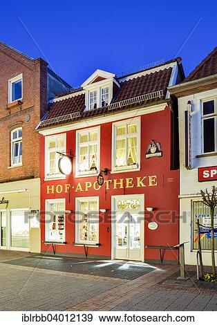 "Hof-Apotheke pharmacy, Aurich, East Frisia, Lower Saxony, Germany, Europe" View Large Photo Image Stock Photo - "Hof-Apotheke pharmacy, Aurich, East Frisia, Lower Saxony, Germany, Europe". Fotosearch