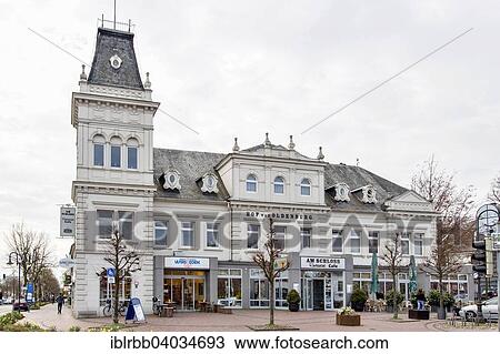 Stock Image - "Hof von Oldenburg restaurant, Jever, Frisia, Lower Saxony, Germany, Europe". Fotosearch