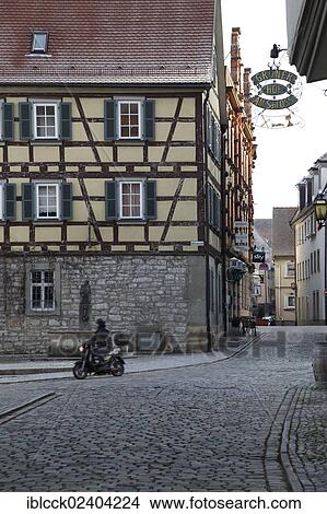 "Hohenloher Strasse - Weinmarkt square, historic town centre of Weikersheim an der Tauber, Tauber Valley, Tauber-Franconia, Baden-Wuerttemberg, Germany, Europe, PublicGround, Europe" View Large Photo Image Picture - "Hohenloher Strasse - Weinmarkt square, historic town centre of Weikersheim an der Tauber, Tauber Valley, Tauber-Franconia, Baden-Wuerttemberg, Germany, Europe, PublicGround, Europe". Fotosearch