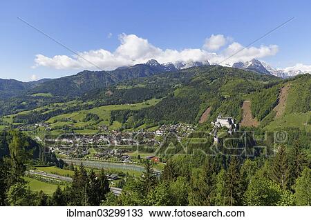"Hohenwerfen Fortress, Salzach River, Werfen, Pongau, Pongau, Salzburg state, Austria, Europe" View Large Photo Image Stock Image - "Hohenwerfen Fortress, Salzach River, Werfen, Pongau, Pongau, Salzburg state, Austria, Europe". Fotosearch