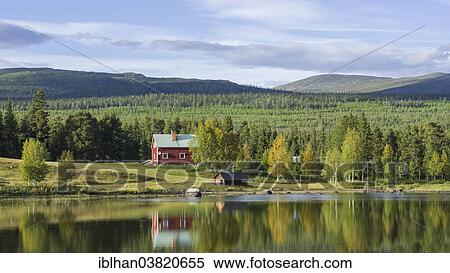 "Holiday cottages opposite Arrenjarka island, Norrbotten County, Sweden, Europe" View Large Photo Image Stock Photography - "Holiday cottages opposite Arrenjarka island, Norrbotten County, Sweden, Europe". Fotosearch