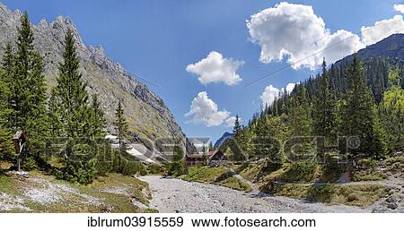 "Hollental valley with old Hollentalanger Hut, Hammerbach, Garmisch-Partenkirchen District, Upper Bavaria, Bavaria, Germany, Europe" View Large Photo Image Stock Photo - "Hollental valley with old Hollentalanger Hut, Hammerbach, Garmisch-Partenkirchen District, Upper Bavaria, Bavaria, Germany, Europe". Fotosearch