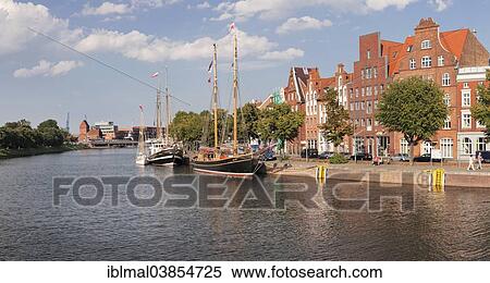 "Holstenhafen harbour, historic centre, Lubeck, Schleswig-Holstein, Germany, Europe" View Large Photo Image Stock Photography - "Holstenhafen harbour, historic centre, Lubeck, Schleswig-Holstein, Germany, Europe". Fotosearch