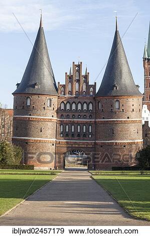 "Holstentor, or Holsten Gate, Luebeck, Schleswig-Holstein, Germany, Europe" View Large Photo Image Stock Photo - "Holstentor, or Holsten Gate, Luebeck, Schleswig-Holstein, Germany, Europe". Fotosearch