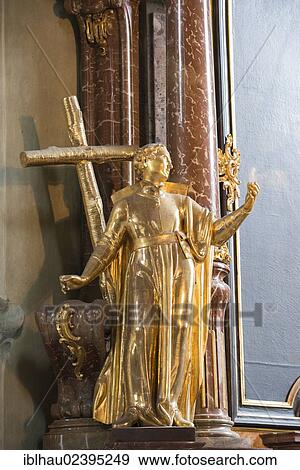"Holy figure, Church of St. Nicholas, Lesser Town, Prague, Czech Republic, Europe" View Large Photo Image Stock Photo - "Holy figure, Church of St. Nicholas, Lesser Town, Prague, Czech Republic, Europe". Fotosearch