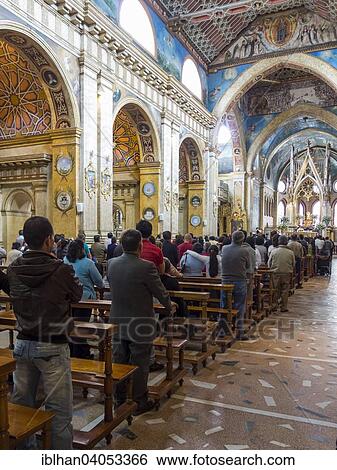 "Holy mass in the Iglesia de Santo Domingo Church, Quito, Pichincha Province, Ecuador, South America" View Large Photo Image Stock Photograph - "Holy mass in the Iglesia de Santo Domingo Church, Quito, Pichincha Province, Ecuador, South America". Fotosearch