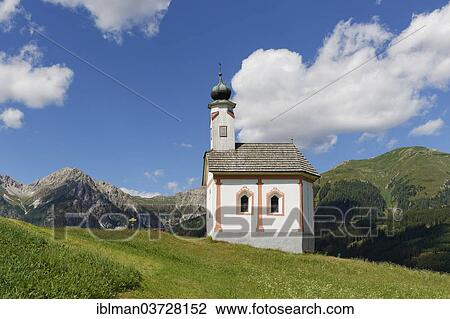 Stock Image - "Holy Trinity Church, Oberfrohn, Frohn, Lesachtal, Hermagor District, Carinthia, Austria, Europe". Fotosearch