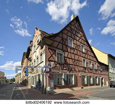 Stock Image - "Holzmarkt, Bamberg, Bavaria, Germany, Europe". Fotosearch
