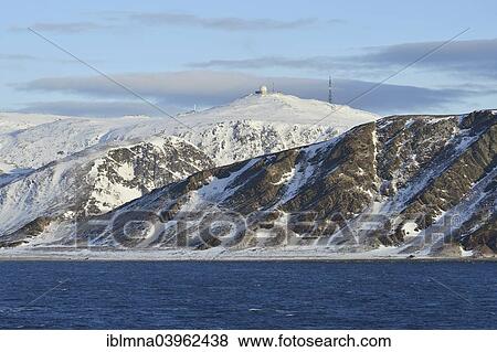 "Honningsvag radar station on a mountain peak of Mageroya, Honningsvag, Mageroya island, Finnmark County, Norway, Europe" View Large Photo Image Stock Photo - "Honningsvag radar station on a mountain peak of Mageroya, Honningsvag, Mageroya island, Finnmark County, Norway, Europe". Fotosearch