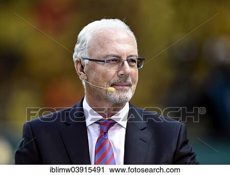 "Honorary president of Bayern Munich Franz Beckenbauer as a TV pundit, DFB Cup final, Olympiastadion, Berlin, Germany, Europe" View Large Photo Image Stock Image - "Honorary president of Bayern Munich Franz Beckenbauer as a TV pundit, DFB Cup final, Olympiastadion, Berlin, Germany, Europe". Fotosearch