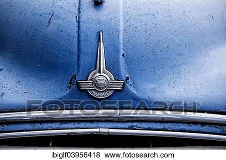 "Hood with logo, Morris, vintage car, France, Europe" View Large Photo Image Stock Photo - "Hood with logo, Morris, vintage car, France, Europe". Fotosearch