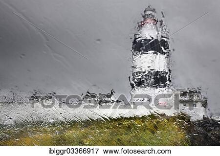 "Hook Lighthouse through a rain-soaked pane of glass, Hook Head, County Wexford, Ireland, Europe" View Large Photo Image Stock Photo - "Hook Lighthouse through a rain-soaked pane of glass, Hook Head, County Wexford, Ireland, Europe". Fotosearch