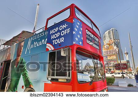 "Hop-on bus in Las Vegas, Nevada, USA" View Large Photo Image Stock Image - "Hop-on bus in Las Vegas, Nevada, USA". Fotosearch