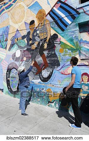 "Hope for World Cure"""" mural, Castro district, San Francisco, California, USA" View Large Photo Image Stock Photo - "Hope for World Cure"""" mural, Castro district, San Francisco, California, USA". Fotosearch
