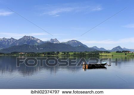 "Hopfensee lake, Hopfen am See, Ostallgaeu district, Allgaeu, Bavaria, Germany, Europe" View Large Photo Image Stock Photo - "Hopfensee lake, Hopfen am See, Ostallgaeu district, Allgaeu, Bavaria, Germany, Europe". Fotosearch