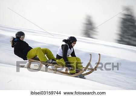 "Horn sledge at full speed, Gunzesried, Oberallgau, Bavaria, Germany, Europe" View Large Photo Image Picture - "Horn sledge at full speed, Gunzesried, Oberallgau, Bavaria, Germany, Europe". Fotosearch