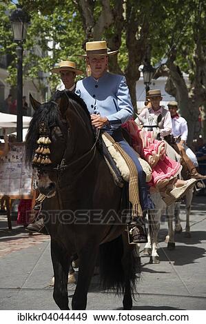 "Horse-rider, Romario de San Isidore pilgrimage in Nerja, Costa del Sol, Andalucia, Spain, Europe" View Large Photo Image Stock Photo - "Horse-rider, Romario de San Isidore pilgrimage in Nerja, Costa del Sol, Andalucia, Spain, Europe". Fotosearch