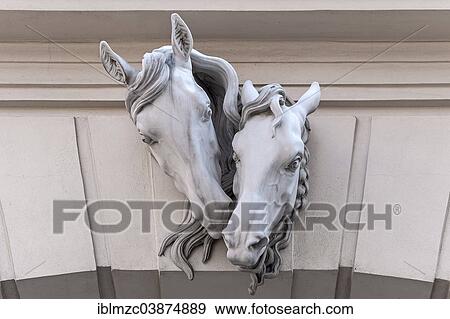"Horse sculptures at the former winter riding hall of the royal stables, today Kunsthalle Wien, Vienna, Vienna State, Austria, Europe" View Large Photo Image Stock Photo - "Horse sculptures at the former winter riding hall of the royal stables, today Kunsthalle Wien, Vienna, Vienna State, Austria, Europe". Fotosearch
