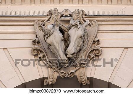 "Horse sculptures on the former winter riding hall of the royal stables, today Kunsthalle Wien, Vienna, Austria. " View Large Photo Image Stock Image - "Horse sculptures on the former winter riding hall of the royal stables, today Kunsthalle Wien, Vienna, Austria. ". Fotosearch
