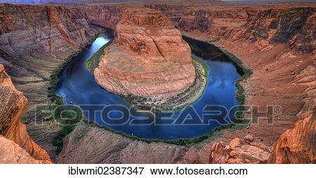 "Horseshoe Bend or King Bend, a meander bend of the Colorado River, Page, Glen Canyon National Recreation Area, Arizona, Southwest, United States of America, USA" View Large Photo Image Stock Photo - "Horseshoe Bend or King Bend, a meander bend of the Colorado River, Page, Glen Canyon National Recreation Area, Arizona, Southwest, United States of America, USA". Fotosearch