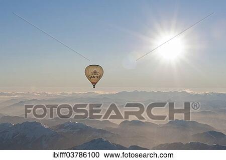"Hot air balloon over the Tegernsee, Bavaria, Germany, Europe" View Large Photo Image Stock Image - "Hot air balloon over the Tegernsee, Bavaria, Germany, Europe". Fotosearch