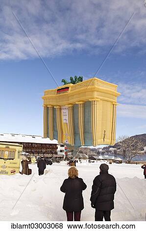 "Hot-air balloon shaped like the Brandenburg Gate, 12th Tegernseer Tal Montgolfiade, Bad Wiessee, Bavaria, Germany, Europe, Bad Wiessee, Germany, Europe" View Large Photo Image Stock Photo - "Hot-air balloon shaped like the Brandenburg Gate, 12th Tegernseer Tal Montgolfiade, Bad Wiessee, Bavaria, Germany, Europe, Bad Wiessee, Germany, Europe". Fotosearch
