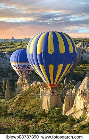 "Hot-air balloons over the Love Valley at sunrise, Goreme, Cappadocia, Nevsehir Province, Central Anatolia Region, Turkey, Asia" View Large Photo Image Stock Image - "Hot-air balloons over the Love Valley at sunrise, Goreme, Cappadocia, Nevsehir Province, Central Anatolia Region, Turkey, Asia". Fotosearch