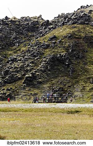 Hot spring or natural pool, Landmannalaugar, Iceland, Europe View Large Photo Image Stock Photo - Hot spring or natural pool, Landmannalaugar, Iceland, Europe. Fotosearch