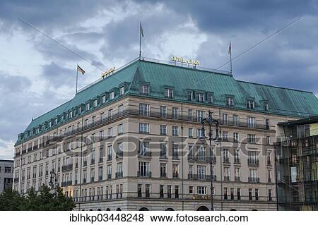 Hotel Adlon A Luxury Hotel Unter Den Linden Berlin Berlin Germany Europe Stock Photo Iblhkp Fotosearch