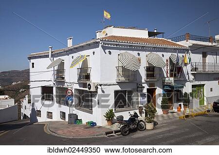 "Hotel and restaurant in the village of Frigiliana, Nerja, Costa del Sol, Andalusia, Spain, Europe, PublicGround, Europe" View Large Photo Image Stock Image - "Hotel and restaurant in the village of Frigiliana, Nerja, Costa del Sol, Andalusia, Spain, Europe, PublicGround, Europe". Fotosearch