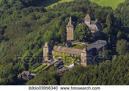 "Hotel Burg Schnellenberg, aerial view, Attendorn, Sauerland, North Rhine-Westphalia, Germany, Europe" View Large Photo Image Stock Image - "Hotel Burg Schnellenberg, aerial view, Attendorn, Sauerland, North Rhine-Westphalia, Germany, Europe". Fotosearch