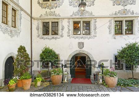 "Hotel entrance to Deuring Schlossle Castle, Upper Town of Bregenz, Vorarlberg, Austria, Europe" View Large Photo Image Picture - "Hotel entrance to Deuring Schlossle Castle, Upper Town of Bregenz, Vorarlberg, Austria, Europe". Fotosearch