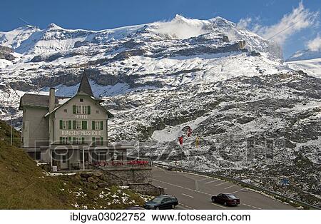"Hotel Klausenpasshoehe beside the road of Klausen Pass, Canton of Uri, Switzerland, Europe" View Large Photo Image Stock Image - "Hotel Klausenpasshoehe beside the road of Klausen Pass, Canton of Uri, Switzerland, Europe". Fotosearch